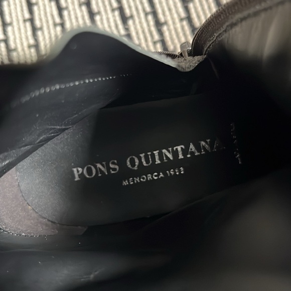 Pons Quintana grey leather bootie - Picture 7 of 9